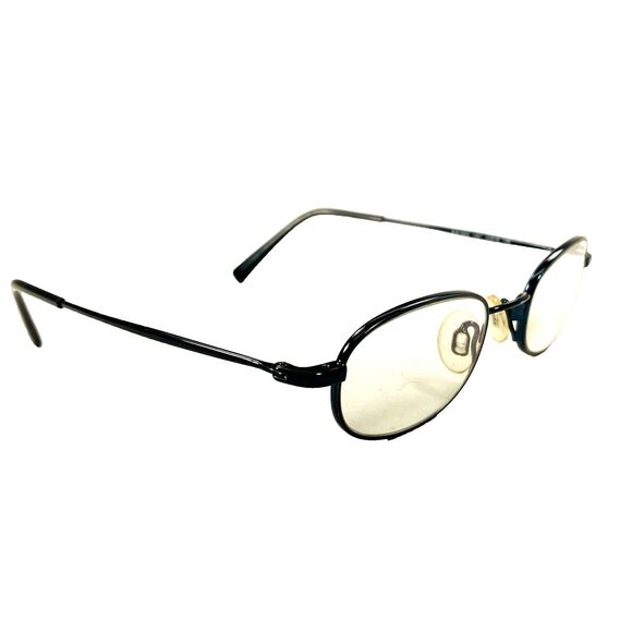 Brooks Brothers Frames Eyeglasses Oval Metal Black 3003 Hippie Y2K 43-18-130 - Picture 7 of 15